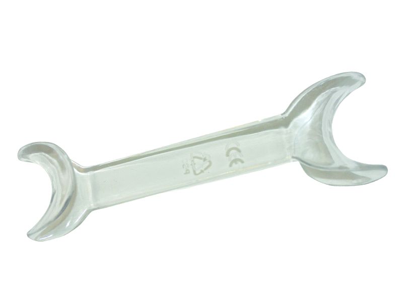 Wangenhalter-Set mit seitlichen Griffen klar autoklavierbar bei 121°C