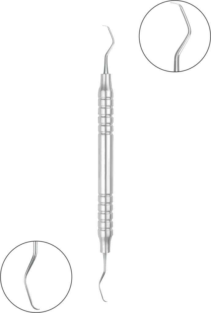 Gracey Kürette Mini 3-4 Hohlgriff 10 mm