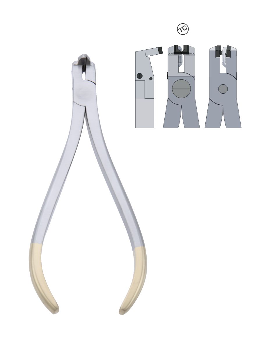 TC Flush Cut Distaler Endschneider m/Fangvorrichtung Drähte bis .022 x .028