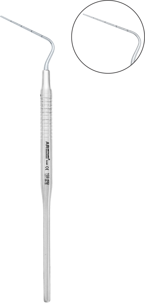 Plugger 0.8 mm Griff 6 mm