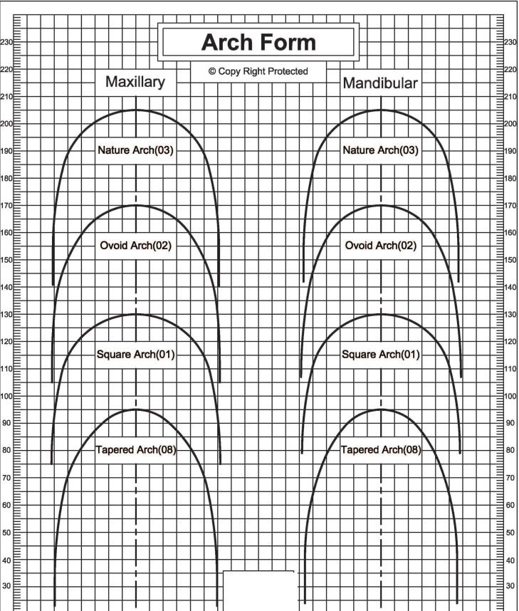 NiTi Super Elastic Archwire Ovoid Form 10/PK NiTi Super Elastic Archwire Ovoid Form 10/PK